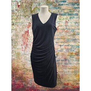 WN Women's XL Honeylove InnerPower Dress LBD Tummy Control Ruched Side Sheath